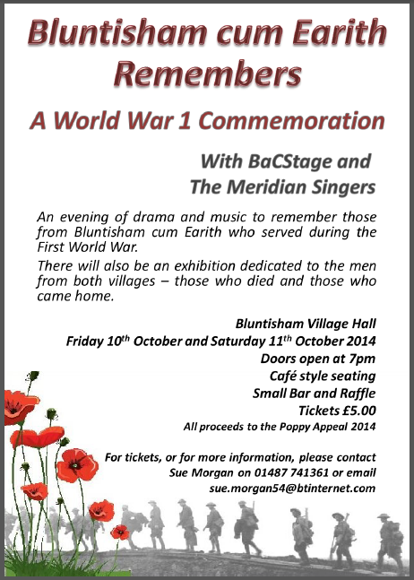 WWI Event Poster