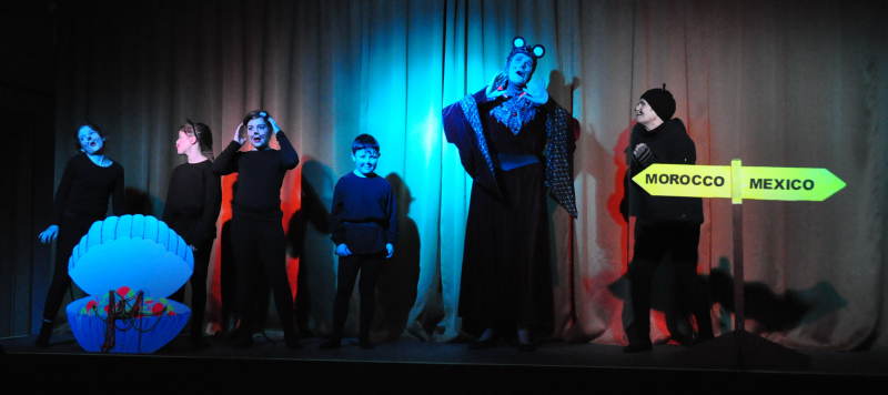 "Help! Help! Mwahahaha!"